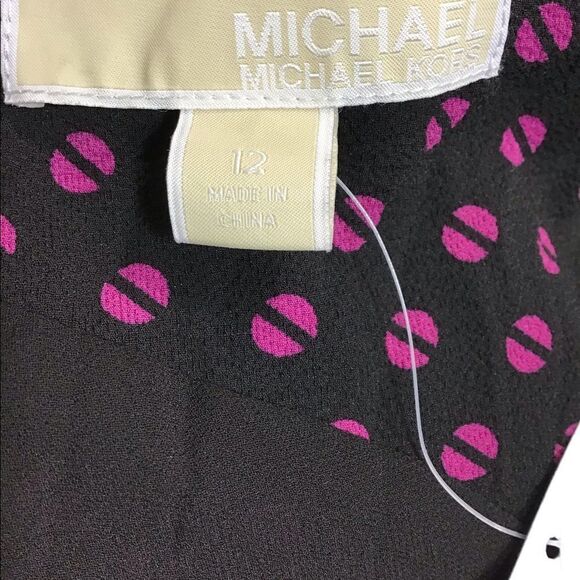 MICHAEL Michael Kors Polka Dot Crop Jumpsuit Sz 12 - Picture 4 of 15